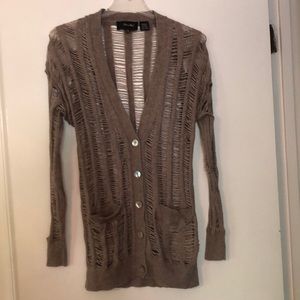 Taupe cardigan